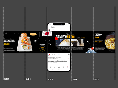 Instagram carousel (Japanese food) by Azmi F.A on Dribbble