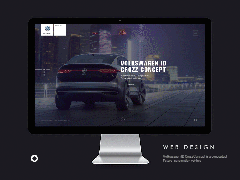Volkswagen ID - Web design