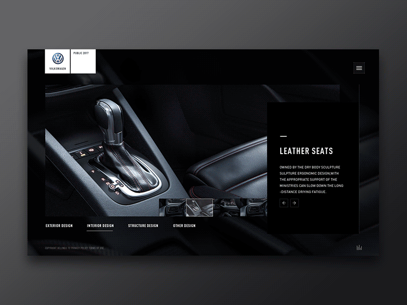 Volkswagen ID - Web design design web
