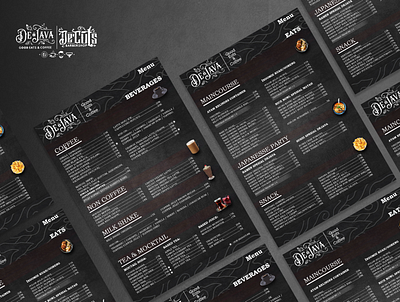 DESIGN MENU branding coffeeshop desainmenu design graphic design layout logo menu