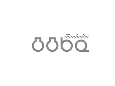 tutu ballet dance design logo logo design logodesign type