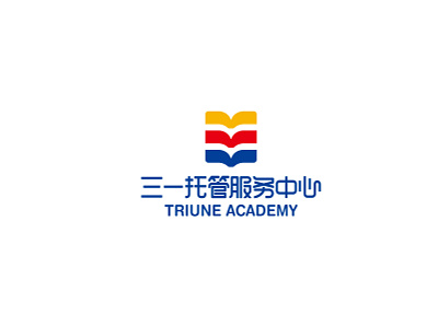 TRIUNE ACADEMY design logo logo design type