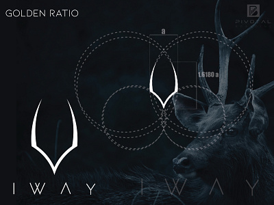IWAY | LOGO DESIGN branding design fibonacci golden ratio graphic design logo logo design minimal minimal logo design