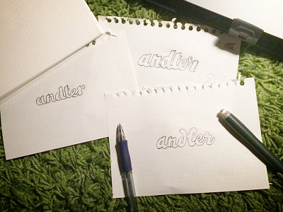 Andter Apps Logo Design apps branding branding goodtype lettering reward apps typography wordmark
