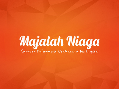 Majalahniaga.com Logo and Branding branding curvy logo logo type logo wordmark logo