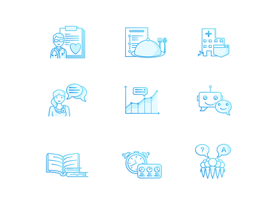 Medical App Illustration set