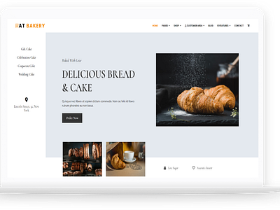 AT Bakery – Free Bread Store WordPress Theme