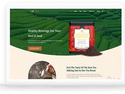 AT Tea – Free Responsive Tea WordPress Theme