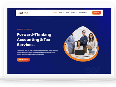 AT Tax – Free Responsive Tax WordPress Theme