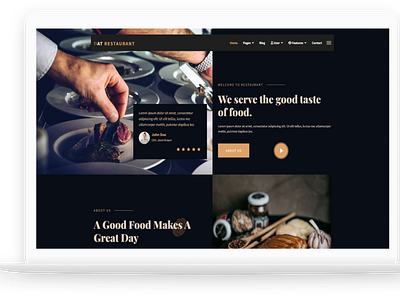 AT Restaurant – Free Food Order / Restaurant WordPress Theme free web template free website template themes for wordpress web template website template wordpress wordpress theme wordpress themes