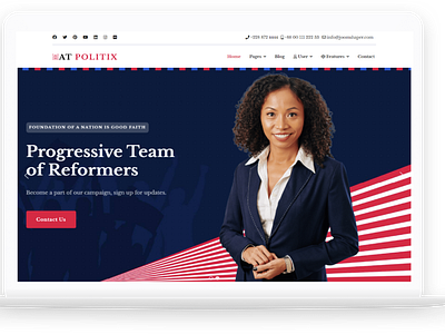 AT Politix – Free Responsive Politics WordPress Theme