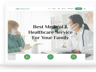 AT Medicine – Free Hospital / Clinic WordPress Theme