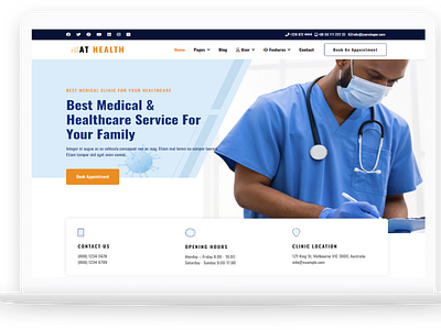 AT Health – Free Responsive Medical WordPress Theme