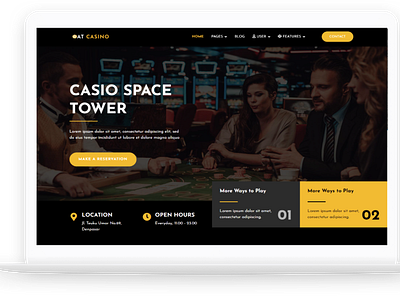 AT Casino – Free Responsive Casino WordPress Theme free web template free website templates free wordpress themes themes for wordpress web template website templates wordpress wordpress theme wordpress themes