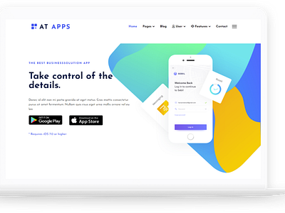 AT Apps – Free App Showcase / Mobile Apps WordPress Theme