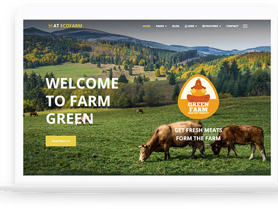 AT EcoFarm Onepage – Free Joomla Farm template