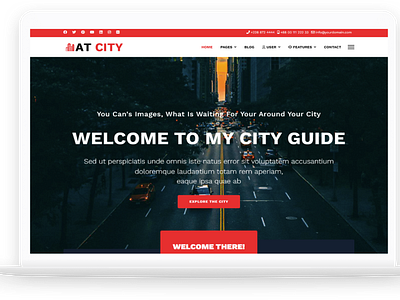 AT City – Free Responsive Joomla City Guide Theme