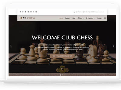 AT Chess – Free Responsive Joomla Chess template free joomla templates free web template free website template joomla 4 joomla 4 template joomla template joomla templates joomla theme joomla themes web template website template