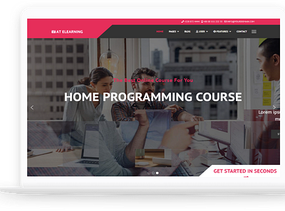 AT Elearning – Free Responsive Joomla Education theme free web template free website template joomal 4 templates joomla 4 joomla template joomla templates joomla theme joomla themes web template website template