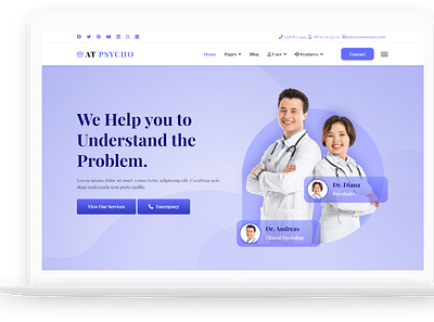 AT Psycho – Free Responsive Psychotherapy Website Templates free joomla template free web template free website template joomla 4 joomla 4 templates joomla template joomla templates joomla theme joomla themes web template website template