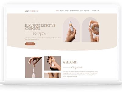 AT Costrix – Free Responsive Cosmetics HikaShop Joomla template