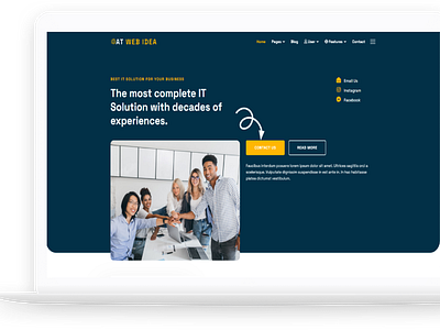 AT Web Idea – Free Web Design / Creative Idea Joomla template