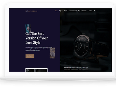 AT Watches Shop – Free Watches Online Store Joomla template