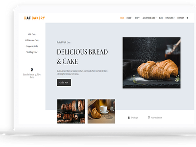 AT Bakery – Free Bread Store / Bakery Joomla template