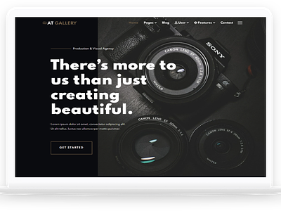 AT Gallery – Free Photography / Image Gallery Joomla Template