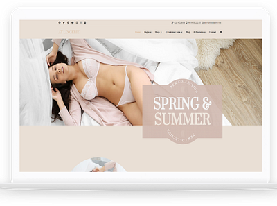 AT Lingerie – Free underwear / lingerie Joomla template free joomla templates free web template free website template joomla 4 joomla 4 templates joomla template joomla templates joomla theme joomla themes web templates website template