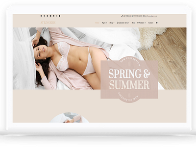 AT Lingerie – Free underwear / lingerie Joomla template