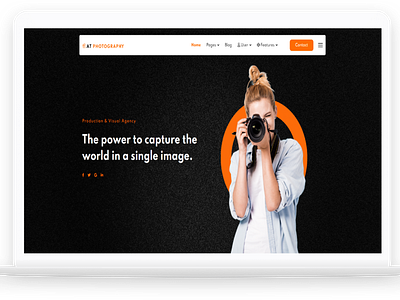 AT Photography – Free Image Gallery Joomla template