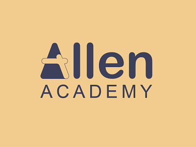 Time to learn new things a allenacademy blue branding dailylogochallenge design graphic design illustration illustrator logo logochallenge orange school simpleshape tlsb toleavesomethingbehind twocolors typography university