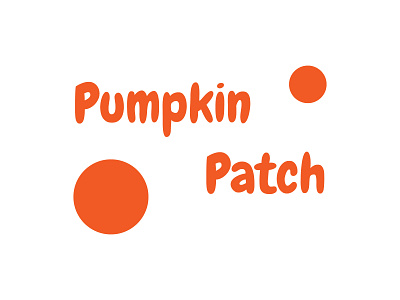 Pumpkin Patch branding design graphic design illustration illustrator logo logochallenge one color pumpkinpatch simple shape tlsb toleavesomethingbehind weekly warm up