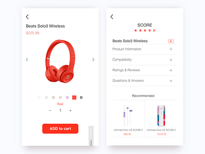 Product Details details page shopping ui