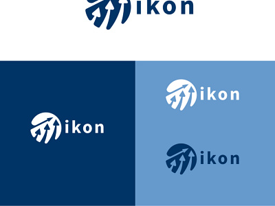 Ikon logo design design graphic design logo typography