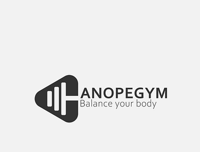 Anopegym logo design branding design graphic design logo typography