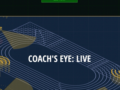 Coach's Eye Website Concept animation html5 parallax scrolling web