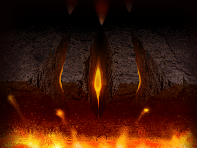 It's almost released! demons fire lava photoshop