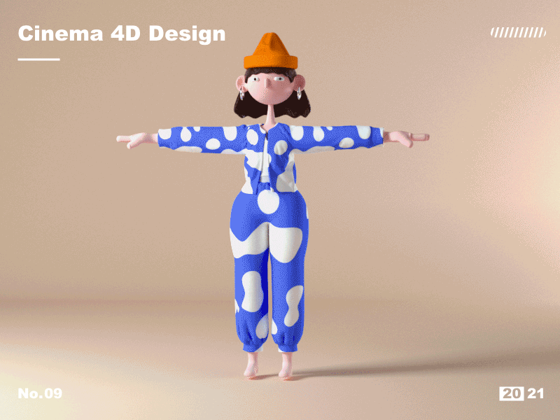 Dancing girl 3d animation design girl