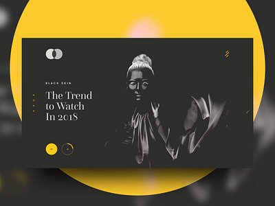 Fashion Concept UI black design easyeze layout minimal mystery ui ux web design