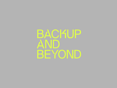 Backup & Beyond Festival 2019