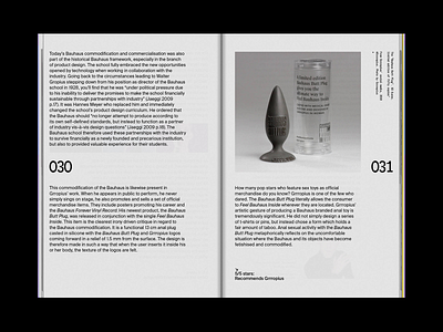 Bauhaus The 100More Magazine editorial identity print