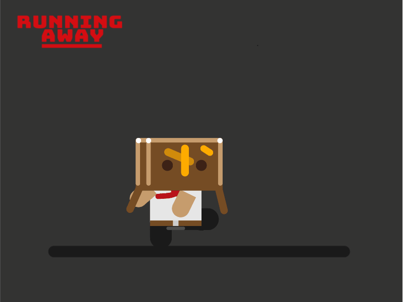 Running Guy android animation app box game guy run running running away spine