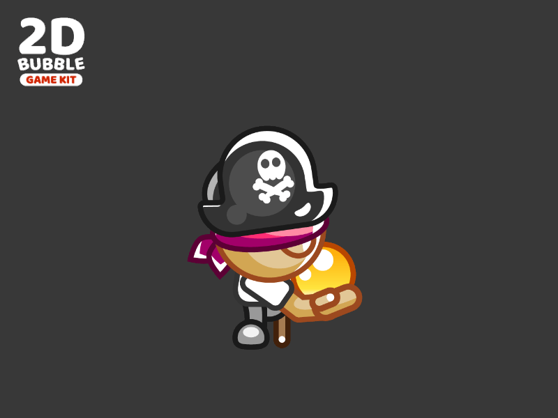 Pirate Idle 2d android animation asset bubble buy game game kit idle pirate spine unity