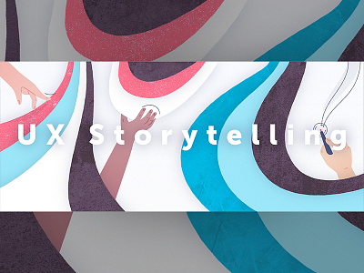 Telling stories with UX article banner illustration medium story user experience ux