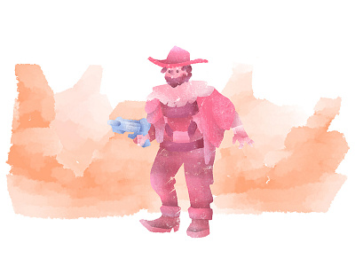 McCree high illustration mccree noon overwatch