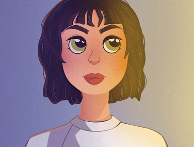 Female character illustration