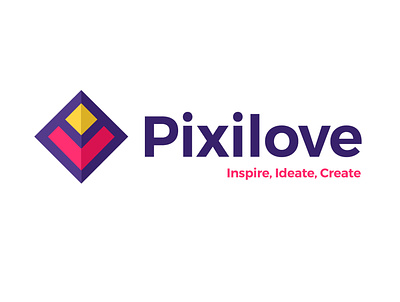 Pixilove Design Agency Logo branding design icon logo logo 3d vector
