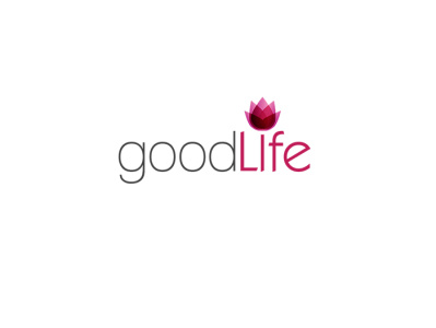 GoodLife logo branding design logo typography